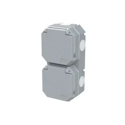 ABB Garant Vägguttag Metall