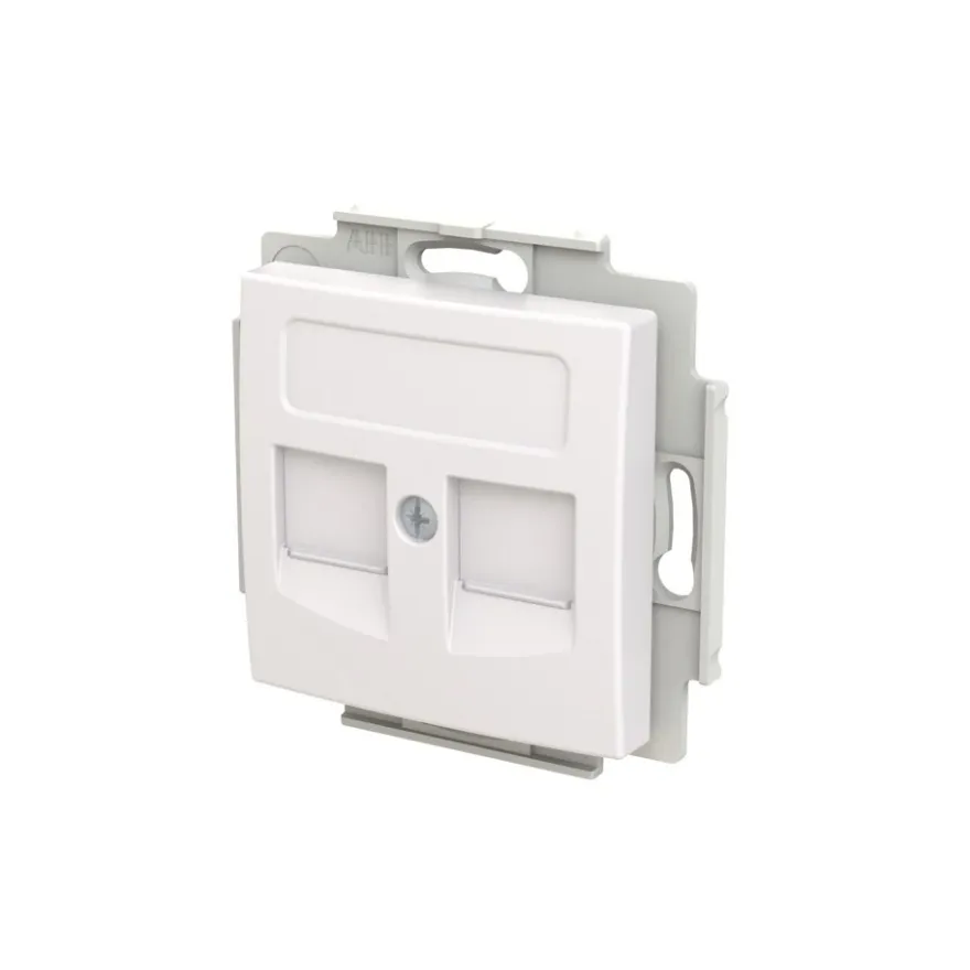ABB Saga Centrumplatta Data 2xRJ45 Keystone