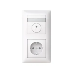 ABB Saga Timer med 1-vägsuttag 2-fack