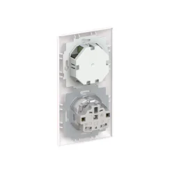 ABB Saga Timer med 1-vägsuttag 2-fack