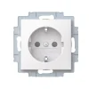 ABB Saga 1-vägsuttag Jordat Snabb