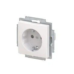 ABB Saga 1-vägsuttag Jordat Snabb