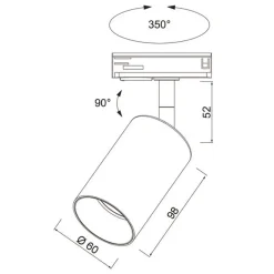 Airam Beam Pro GU10 Skenspot 3-fas