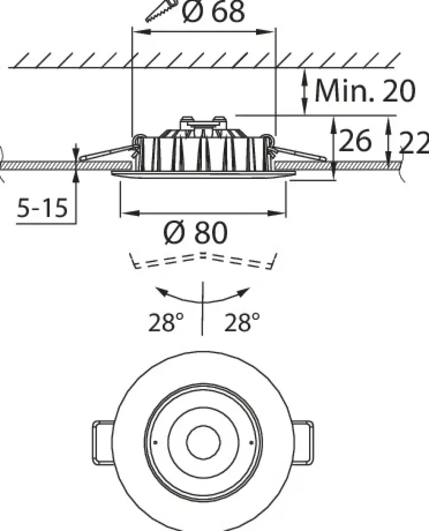 Airam Cosmo DIM LED Downlight