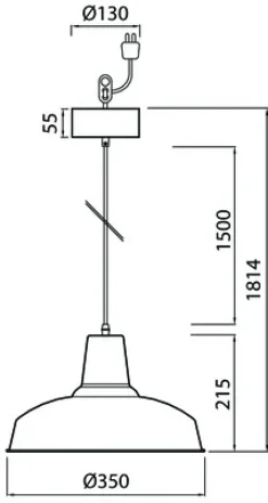 Airam Loft 35 Taklampa