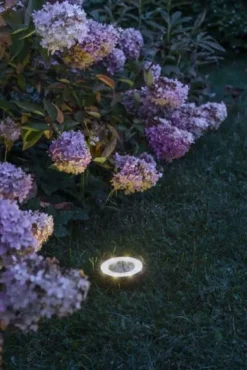 Airam Novatar LED solcells markarmatur Ø11,6cm svart