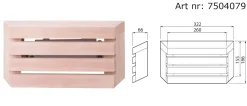 Airam Saunaled Bastulampor IP65