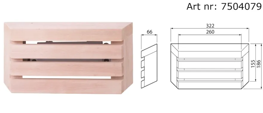 Airam Saunaled Bastulampor IP65