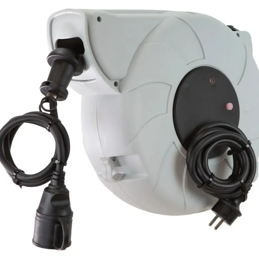 Amiga Fjäderkabelvinda 13m 3G1,5