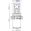 Bachmann Elevator 1-vägs 2xUSB 2m