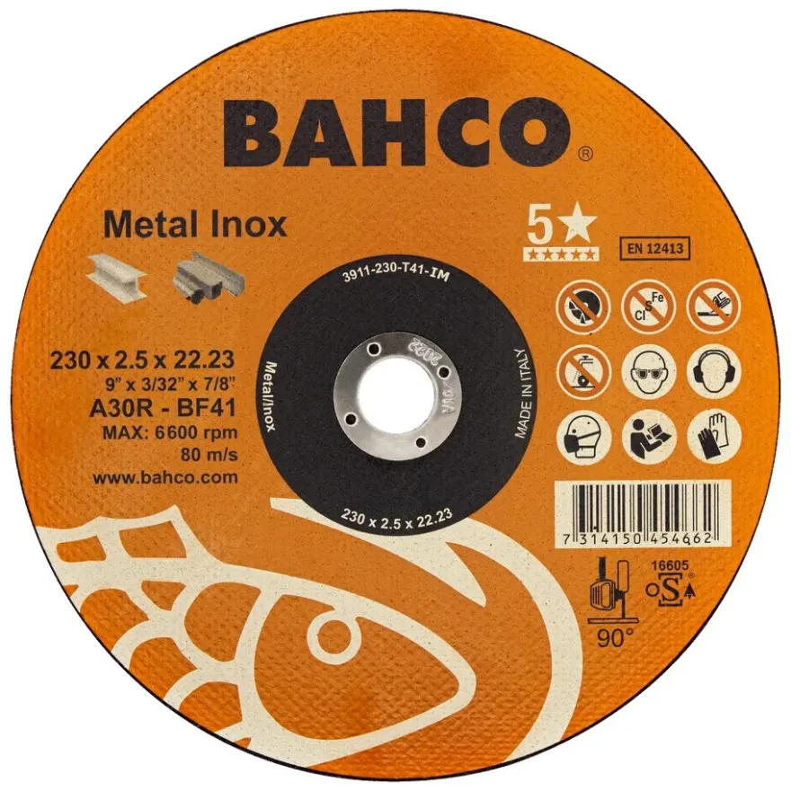Bahco Kapskiva 230x1.9 Metall/Rostfritt Stål