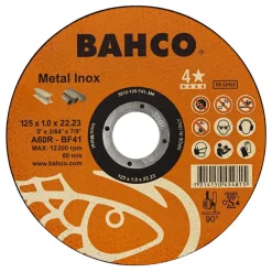 Bahco Kapskiva 125x1.0 Metall/Rostfritt Stål