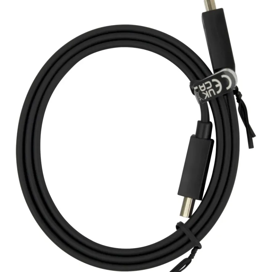 Deltaco HDMI Kabel 2.1 8K Platt 1m Svart