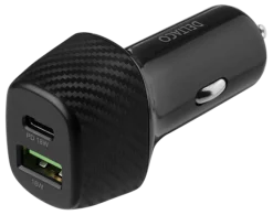 Deltaco 12/24V USB-billaddare 1xUSB-A 1xUSB-C 36W