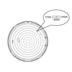 Designlight Canopy Korridor Plafond 18W 3CCT