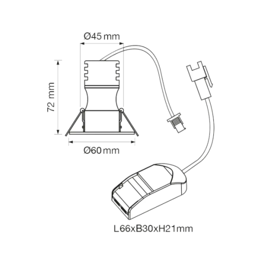 Designlight D-LS1016/D-LS1017/D-LS1018 Bastuspot