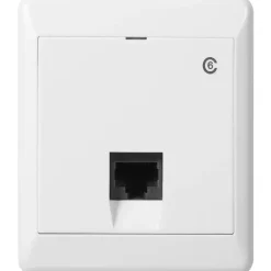 Elko Modularuttag 1xRJ45 Utanpåliggande Renvit