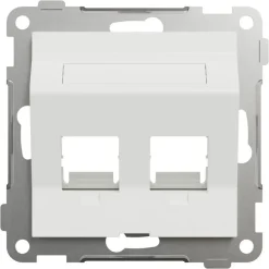 Elko RS Centrumplatta Keystone 2x8 Vinklad Renvit