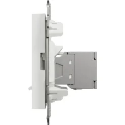 Elko RS Datauttag Keystone 2x8 Cat6 STP Rak Renvit