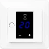 Elko RS Timer Display 2-pol 16A Infällt Renvit