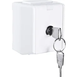 Elko RS 1-vägsuttag IP44 jordat med lock