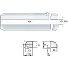 Flexit Spaltventil W400 40cm