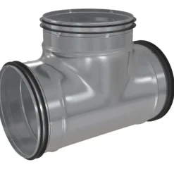 Flexit T-rör med packning Ø125/100mm
