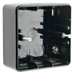 Förh ram svart IP44 1fack ELKO