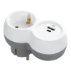 Grenpropp Schuko Jordad 1-vägs + 1xUSB-A 1xUSB-C