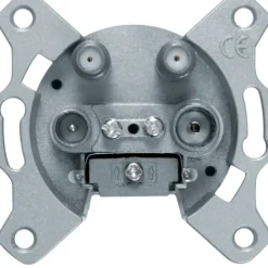 Hager Antennuttag R+TV+SATx2