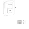 Hager Laddbox Witty One 11kW, 3-fas med typ 2S-uttag