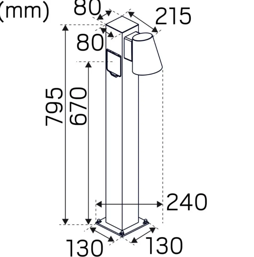 Hide-a-lite Cone Socket Pollare