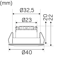 Hide-a-lite Core Smart Tilt 45°