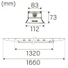Hide-a-lite Indline G2 IP23 XL Casambi
