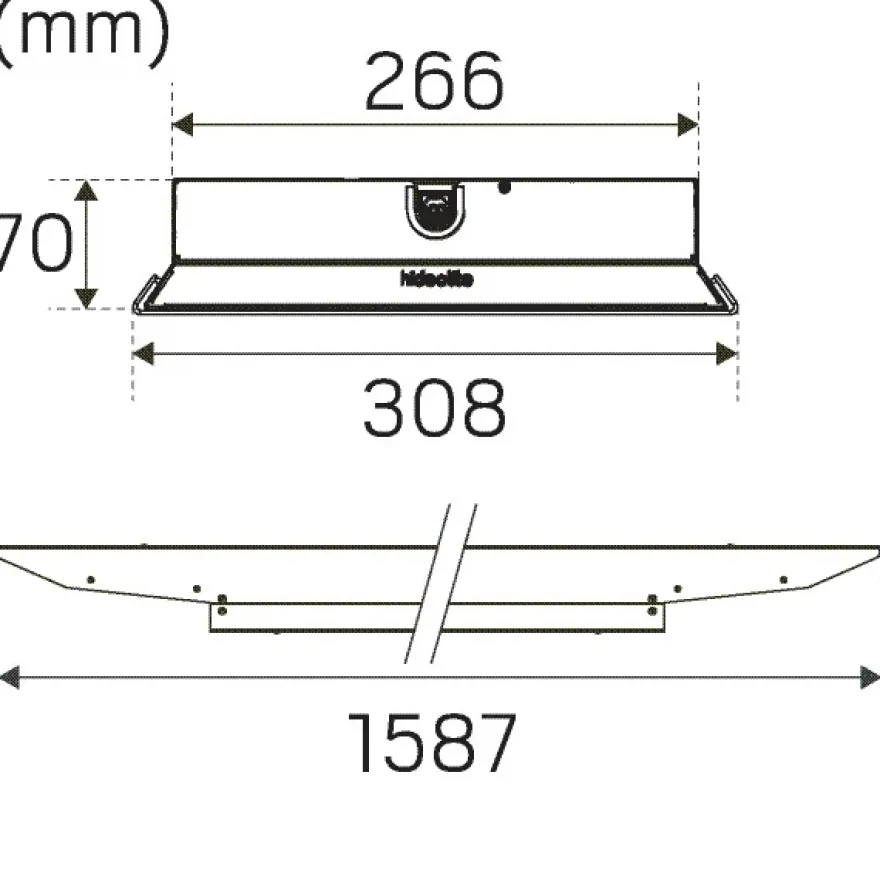Hide-a-lite Indline Sport Grid IP23 XXL 60° Medium 4000K