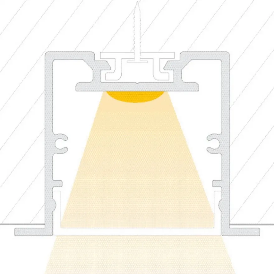 Hide-a-lite Profil 30x30 Recessed 2m