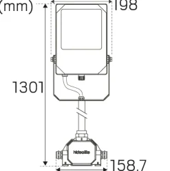 Hide-a-lite Scout G2 100 S Skyltbelysning 4000K Svart