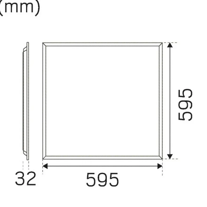 Hide-a-lite Sky Q-Box LED Panel 60x60 DALI CLO