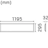 Hide-a-lite Sky Q-Box LED Panel 30x120 DALI CLO