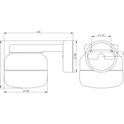 Ifö Ohm Wall 140/150 GX53