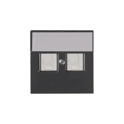 Impressivo Centrumplatta 2xRJ45