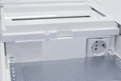 Infälld kombicentral IP30 3/1, 12+2 moduler, Vit metalldörr