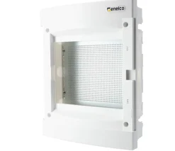 Infälld Mediacentral IP40 2-radig Plast