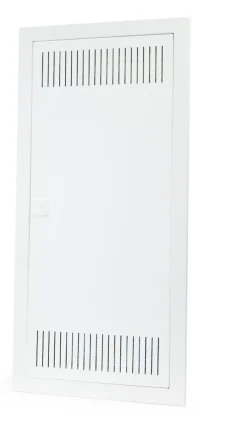 Infälld Mediacentral IP30 4-radig Vit dörr