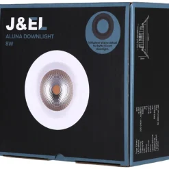 J&EL Aluna Downlight LED IP65 8W 230V