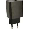 J&EL Laddadapter USB-A + USB-C