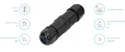 Kabelskarv Rak 3x1,5 mm² 450V/16A IP68