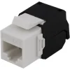 Keystone Jack Cat6a oskärmad tool-free