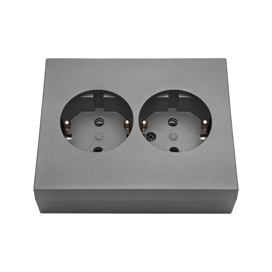 Kontakt Simon S55 Hörnbox 2-vägsuttag