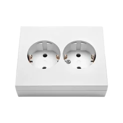 Kontakt Simon S55 Hörnbox 2-vägsuttag